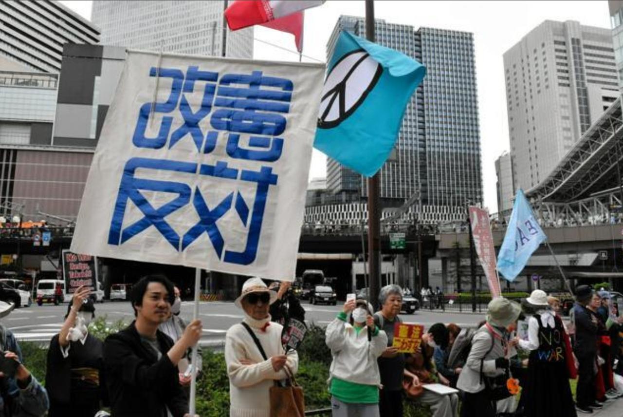 【日本3.6万人参加国会前反对修宪集会，20多岁和30多岁人群参加相关活动比例达