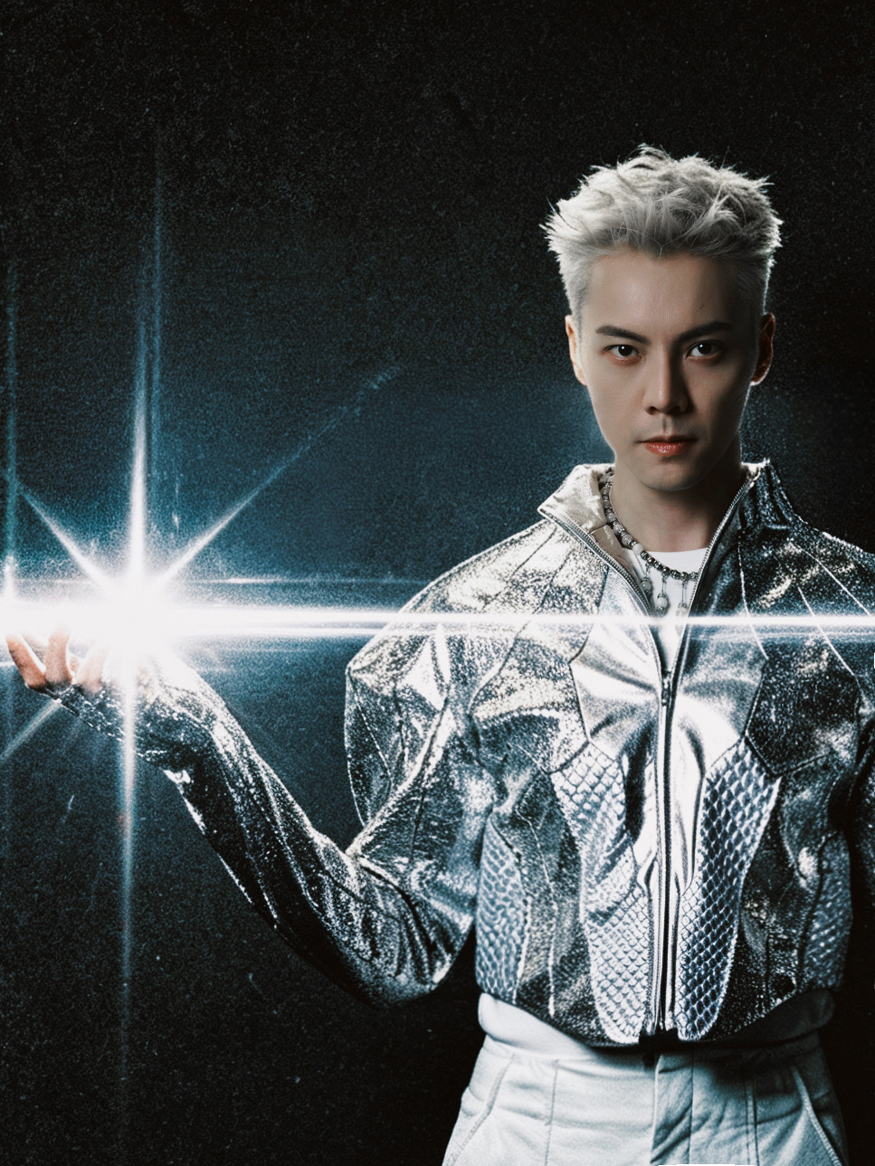 陈伟霆TIMA银发未来战士版！