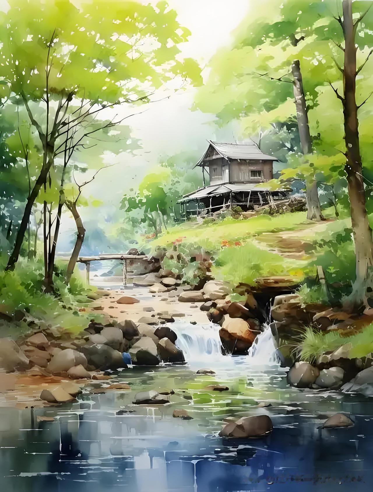 《夏日幽居》
——清·黄凯钧
白芨花残半夏生，
经时不向市中行。
一双啄木忽飞至