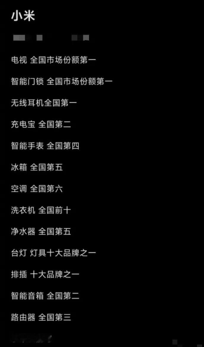 2024年，小米有多少副业超过了别人的主业？？电视、智能门锁、无线耳机、充电宝.