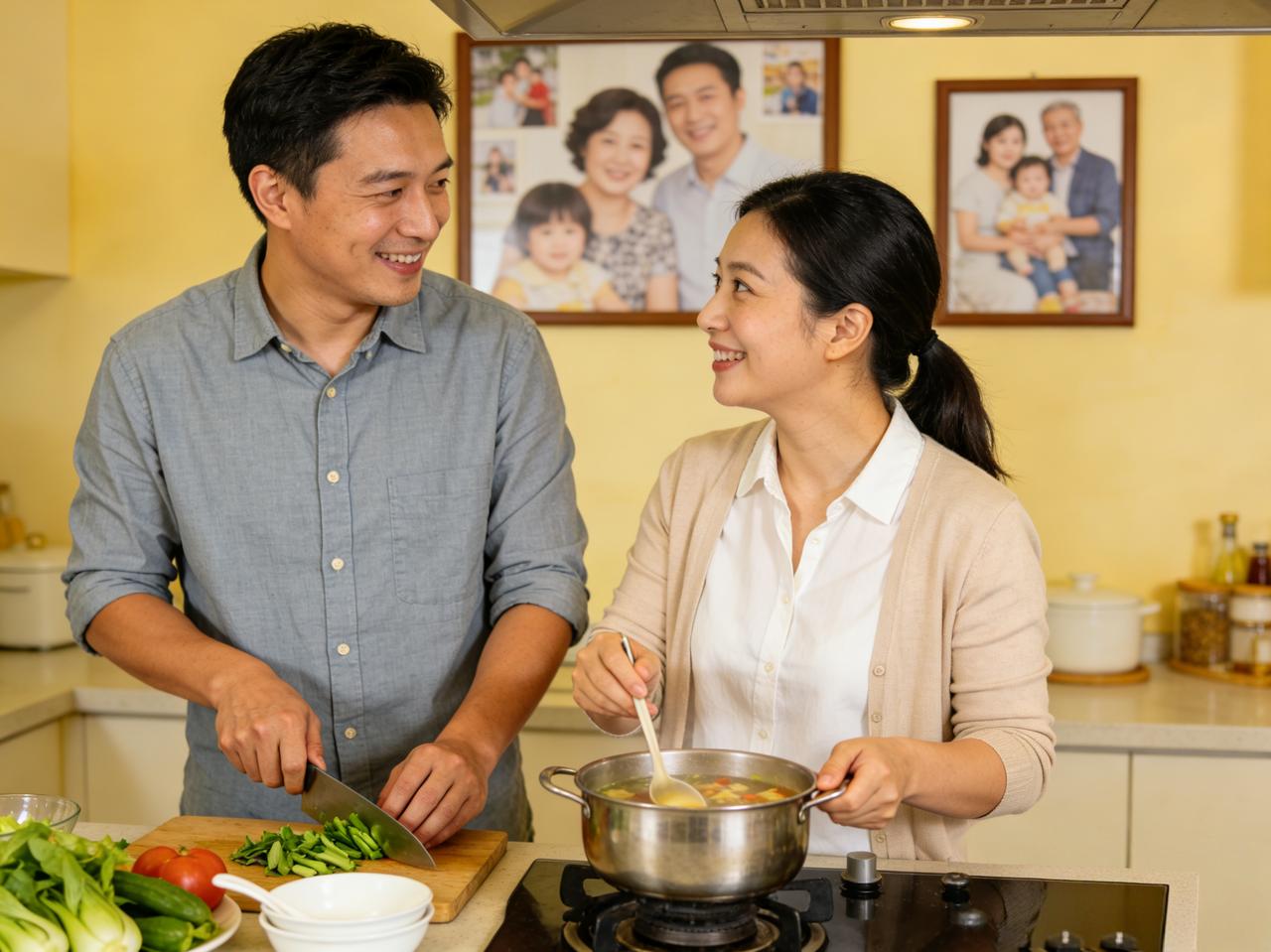 标题：家，要和不要争
一家人过日子，别总争对错、翻旧账。
夫妻之间多包容，家人之