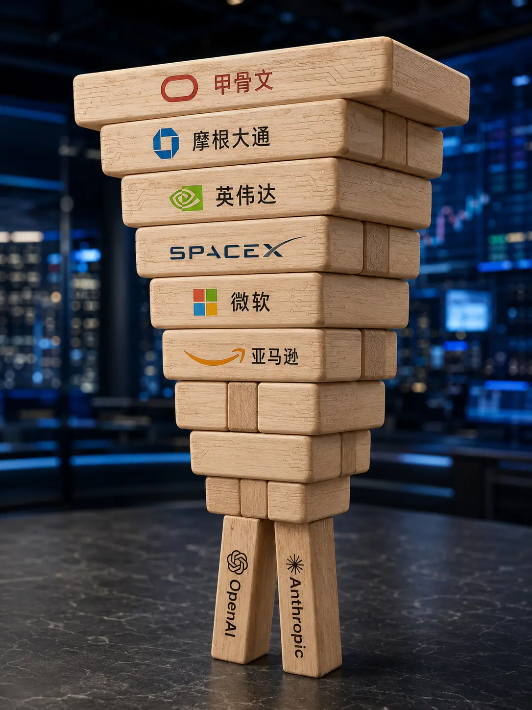 AI热潮越来越依赖于仅两家公司的命运。谷歌、亚马逊等赚的钱，有很大一部...
