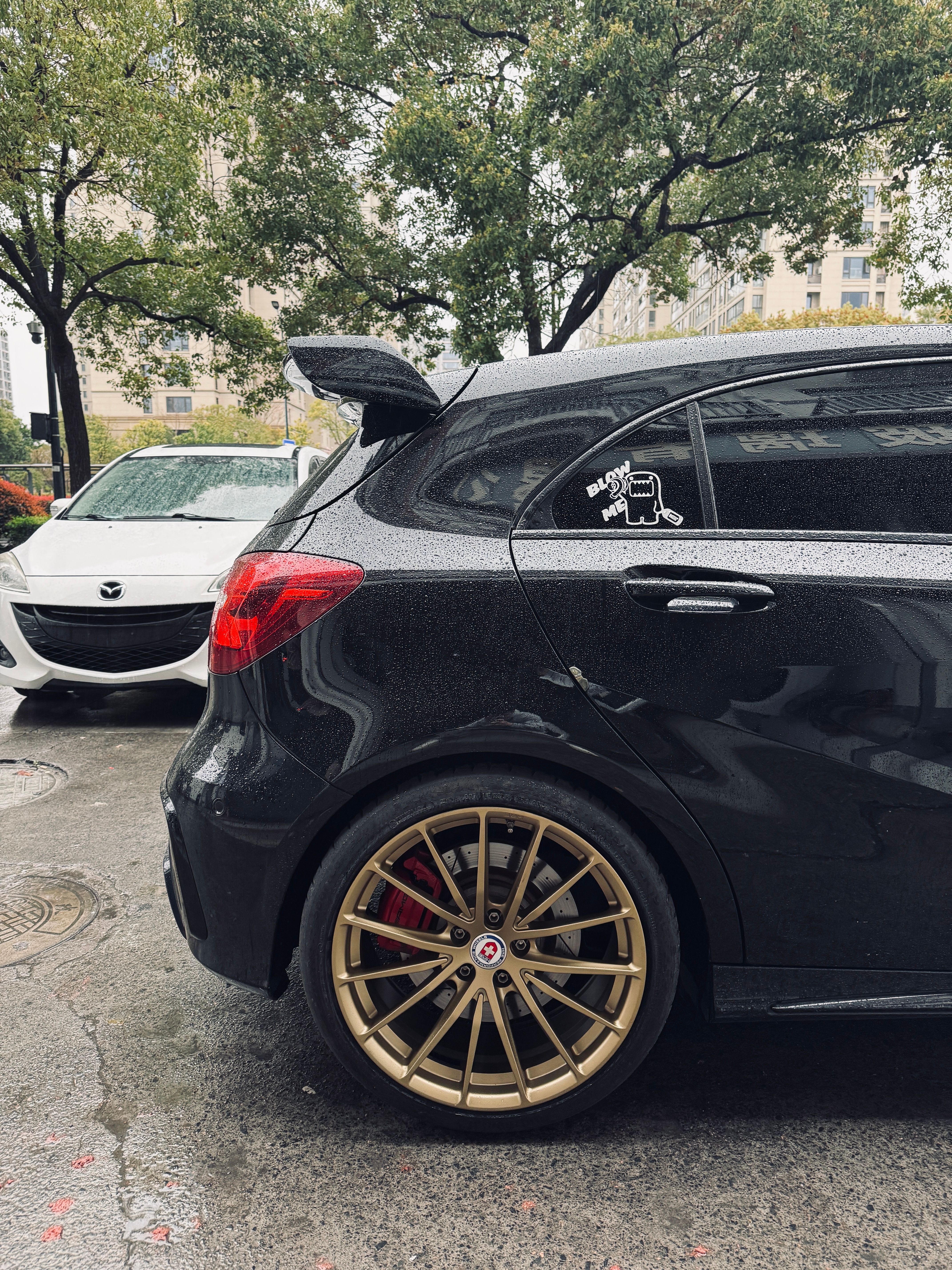 今年F1梅奔好起来了，身边开AMG的兄弟现在腰杆子比A45的避震器还硬，新换了一