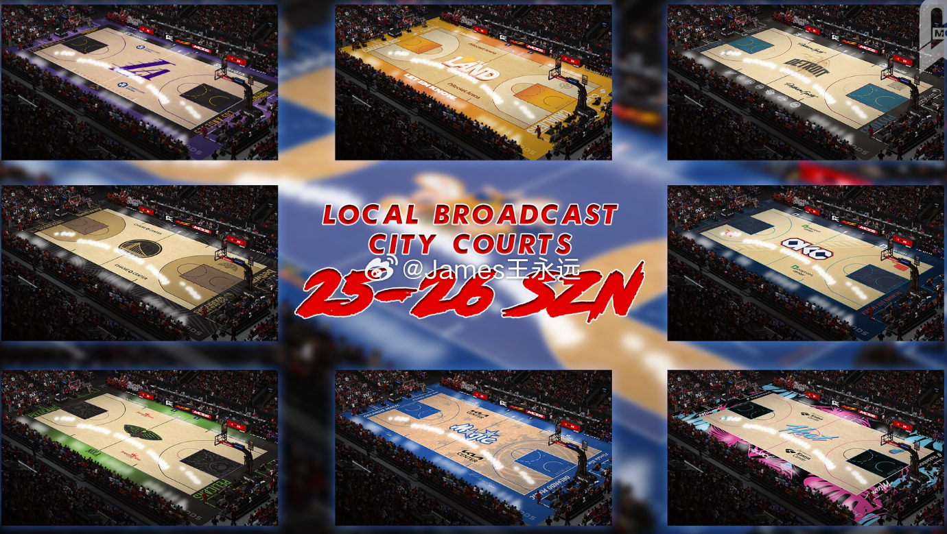 2K14 城市版球场地板集LOCAL_BROADCAST_CITY_COURTS