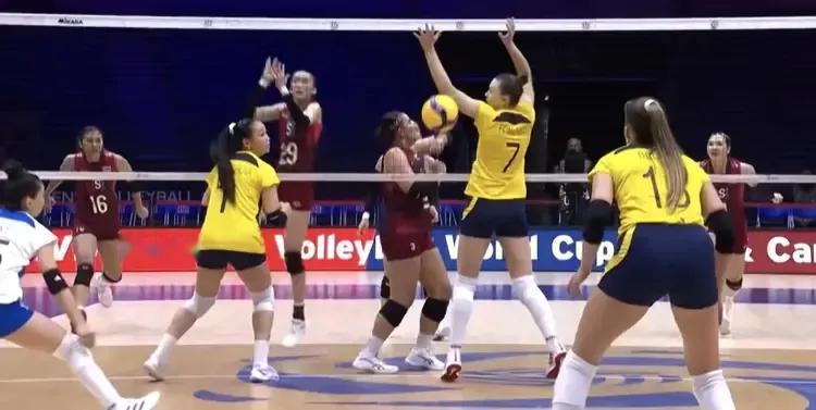 2026年女排亚锦赛，
泰国女排大比分3：1胜哈萨克斯坦女排，
三局比分为25：