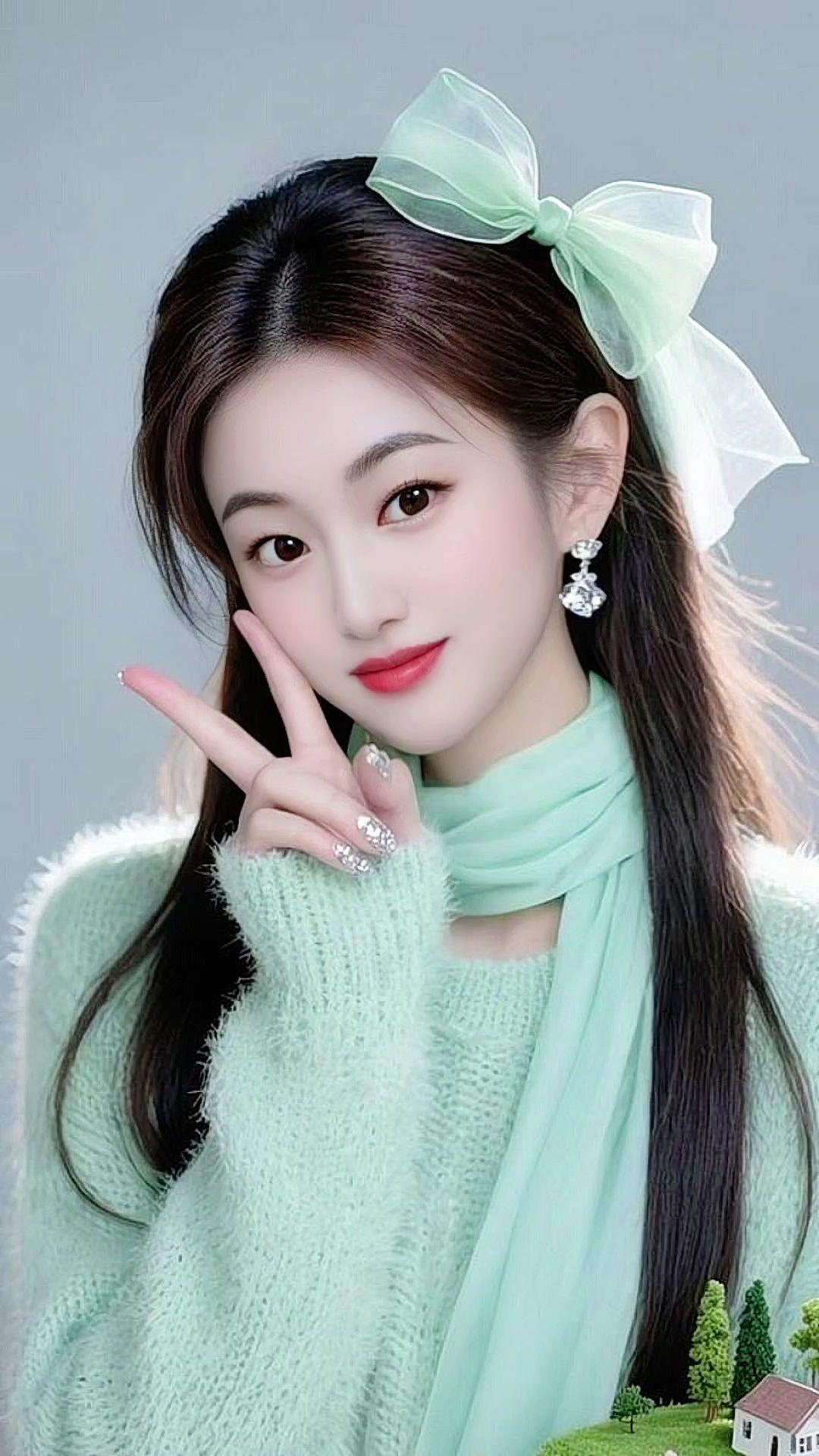 甜系女孩 甜系少女 清甜造型 元气少女 清纯甜美