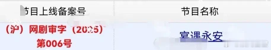 两部古装剧过审下证：1.王影璐、李昀锐《宴遇永安》，32集，腾讯待播。该剧杀青于