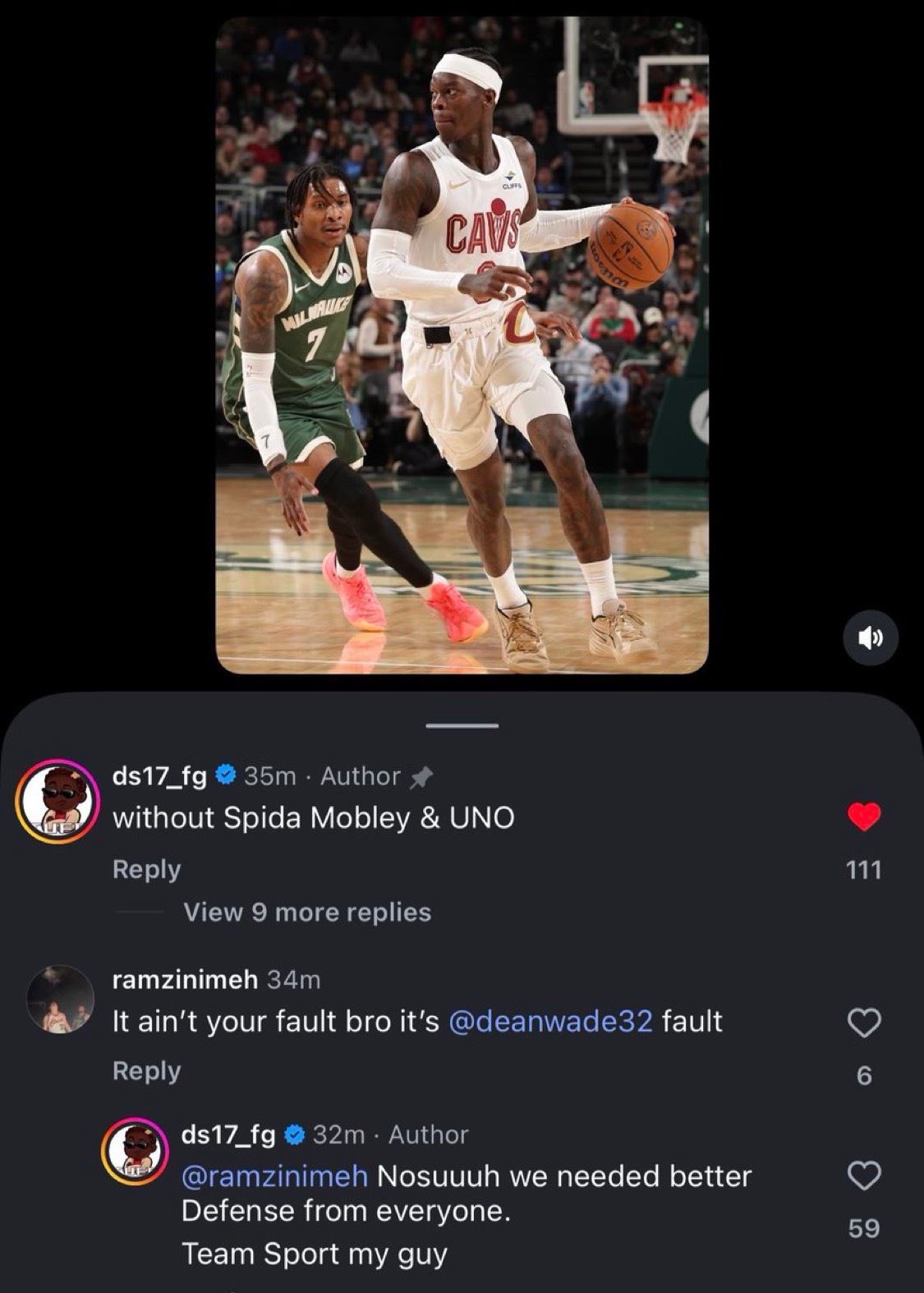 施罗德发社媒：“今晚在客场经历了一场艰苦的比赛，不过球队的心态非常棒 💯。”小