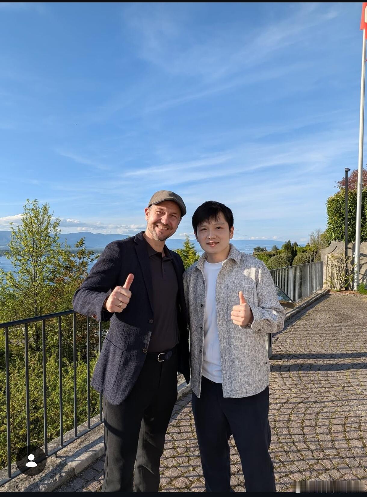 东哥和波尔去瑞士短暂旅行了！友谊长存！ 