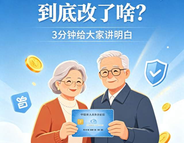 2026养老金改革，到底改了啥？3分钟给大家讲明白