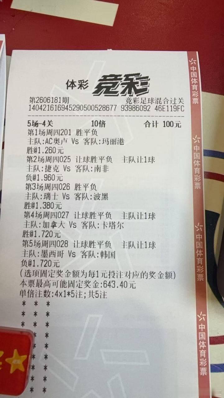 昨天4场再次拿捏3场，今天凌晨三点的瑞士纸面实力、大赛经验全面占优，波黑近期虽韧