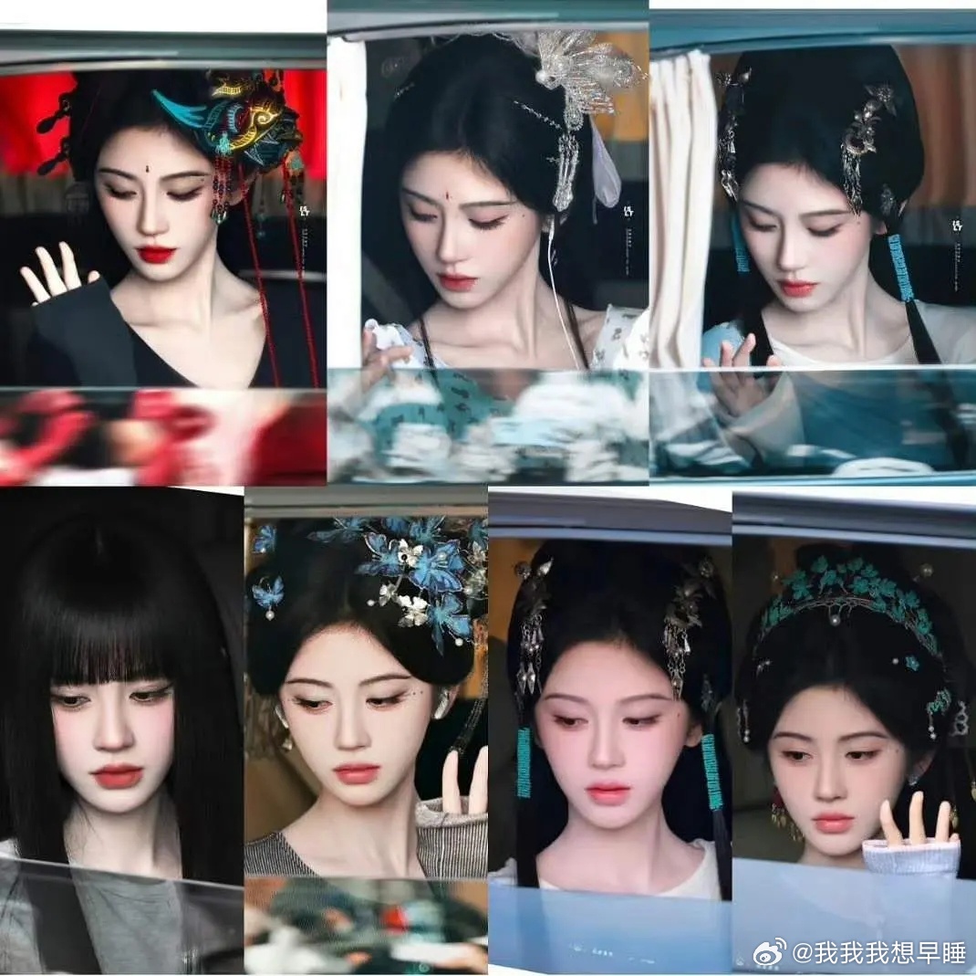 小橘万花世界每次出装后在车窗见粉丝这段，粉丝拍的都好好看 