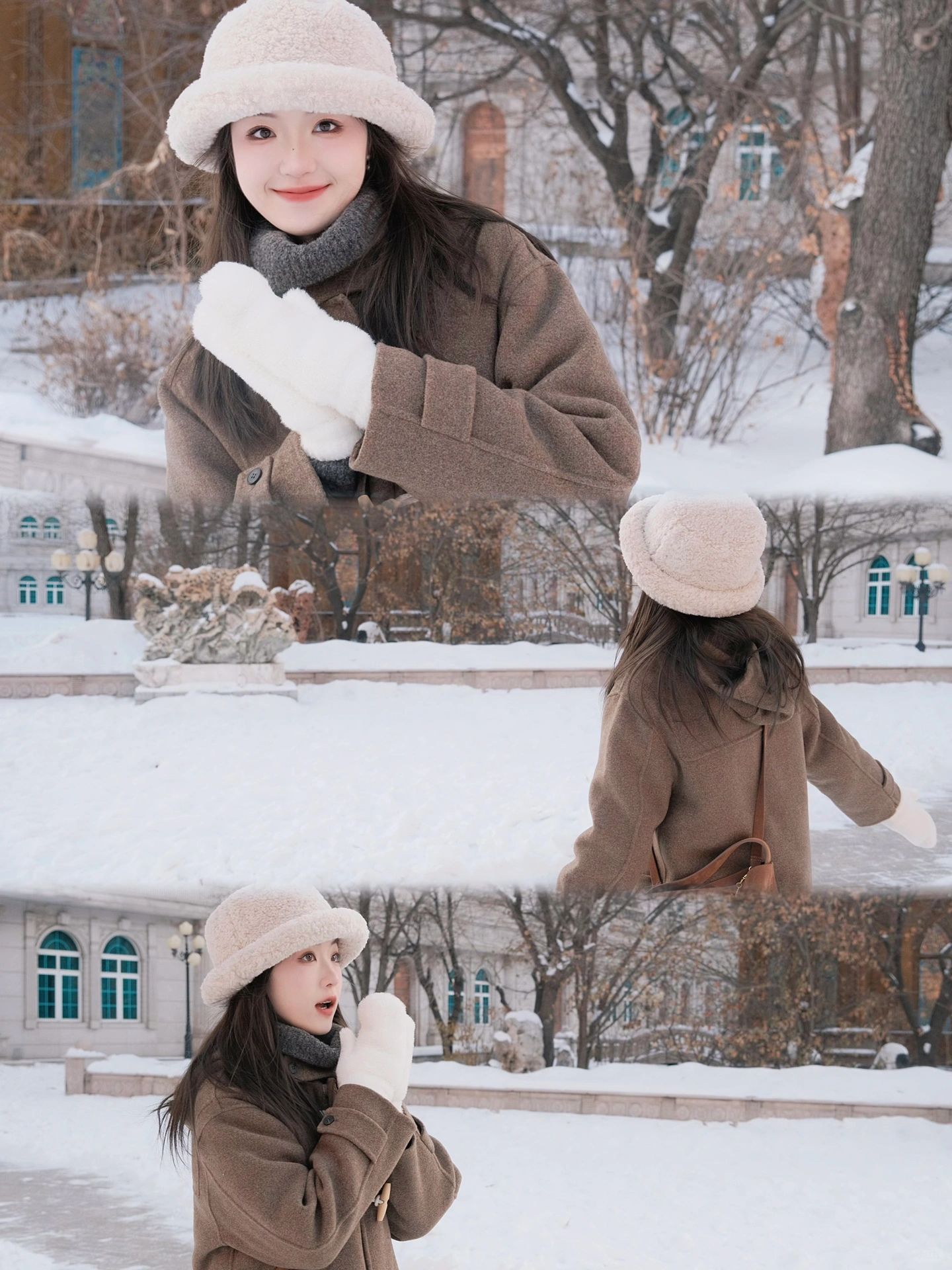 在雪地里撒欢☃️❄️``