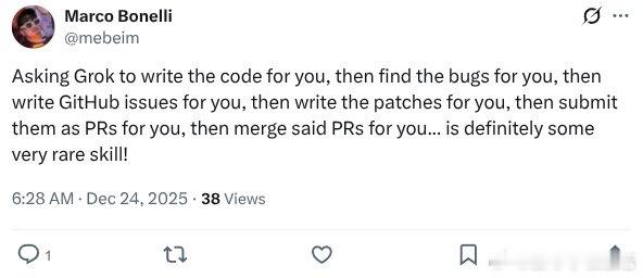 从编写代码、排查漏洞，到撰写Issue、提交补丁，乃至最终合并PR，当这一系列流