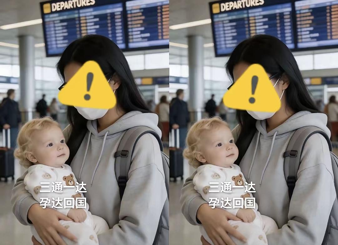 “孕达回国”是网友瞎编的梗，根本不是真事儿。
我刷到好多视频和帖子都在说这事儿，