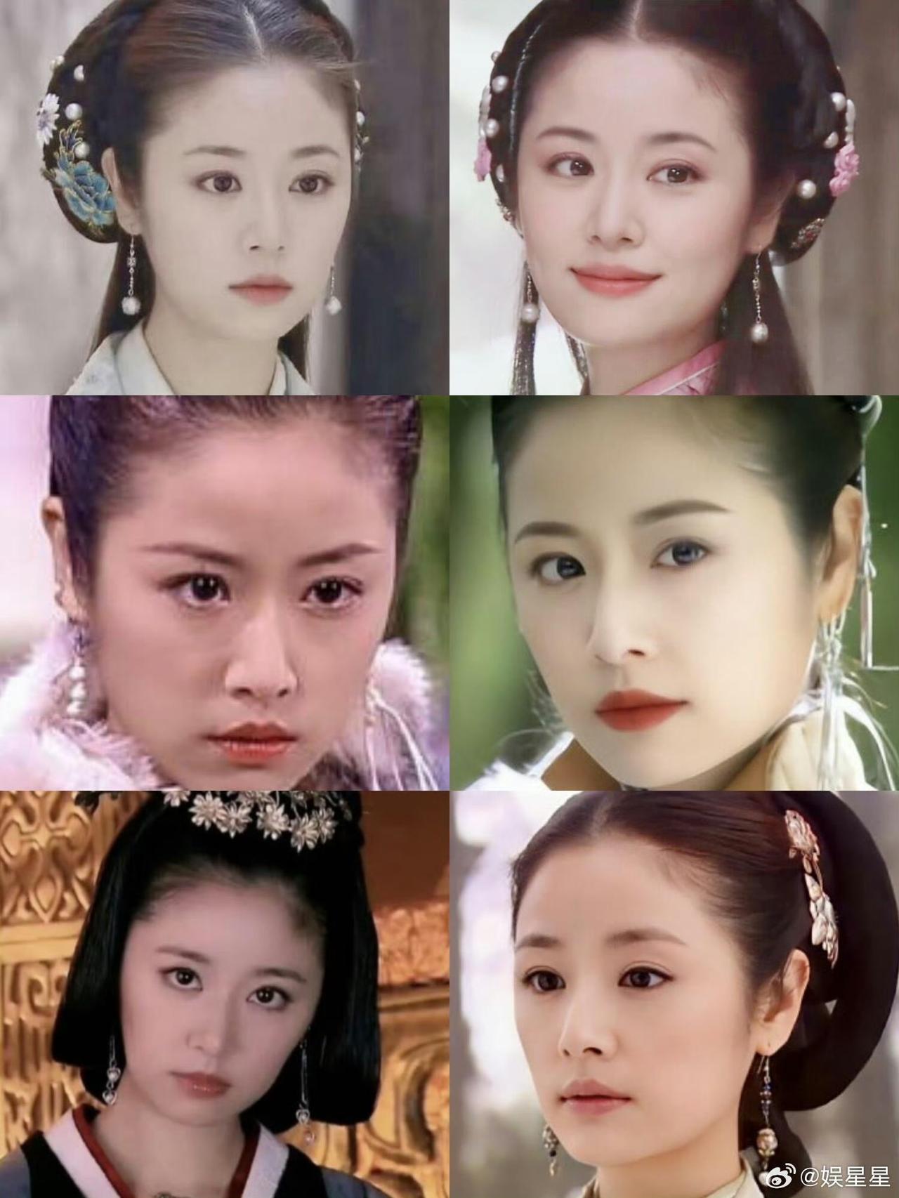 内娱古装剧啥时候能让女演员大大方方的把额头露出来？
林心如以前好多电视剧都是大光