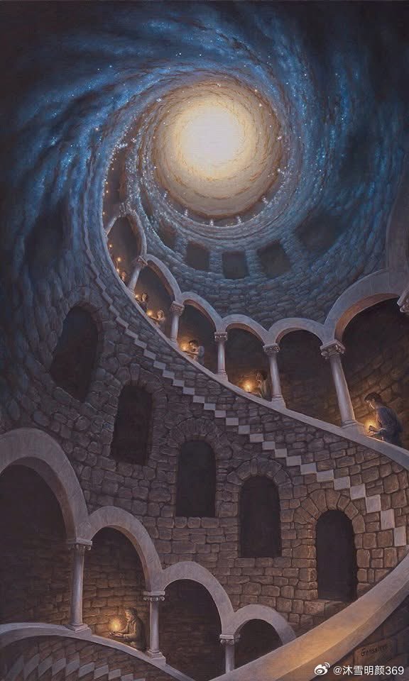 我们并非原地打转，而是在不断向上攀登。这条路呈螺旋状；我们已经攀升了许多台阶。—