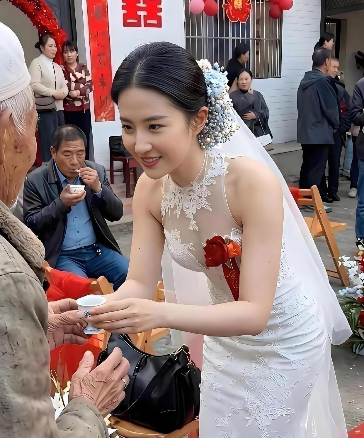 网上最近有个话题转了很久：娶不到刘亦菲，找个长得像的，能圆大半梦不？底下有人现身