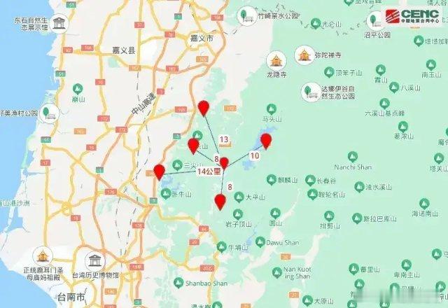 台湾地震 突发，台湾台南市发生6、2级地震台湾发生6.2级地震，2025年1月2