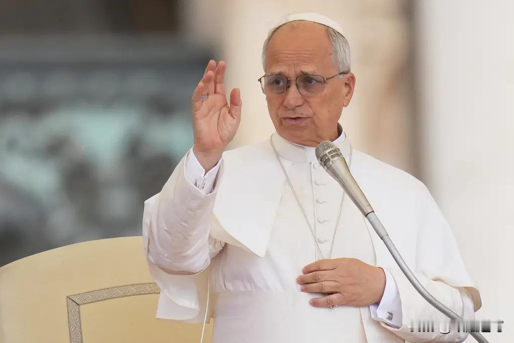 据路透社报道，天主教领袖教宗良十四世在结束非洲之行返程的专机上，针对伊朗境内局势