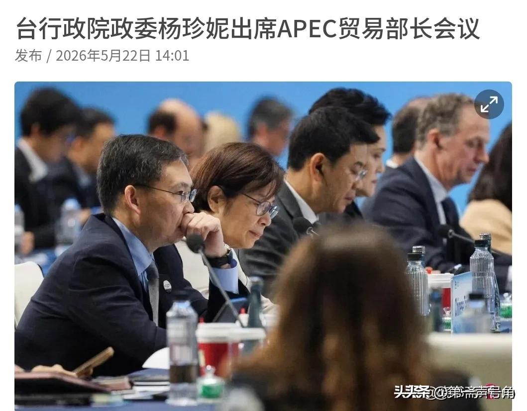 意外！民进党当局接受“一个中国”定位，出席APEC峰会！5月22日，根据新加坡联