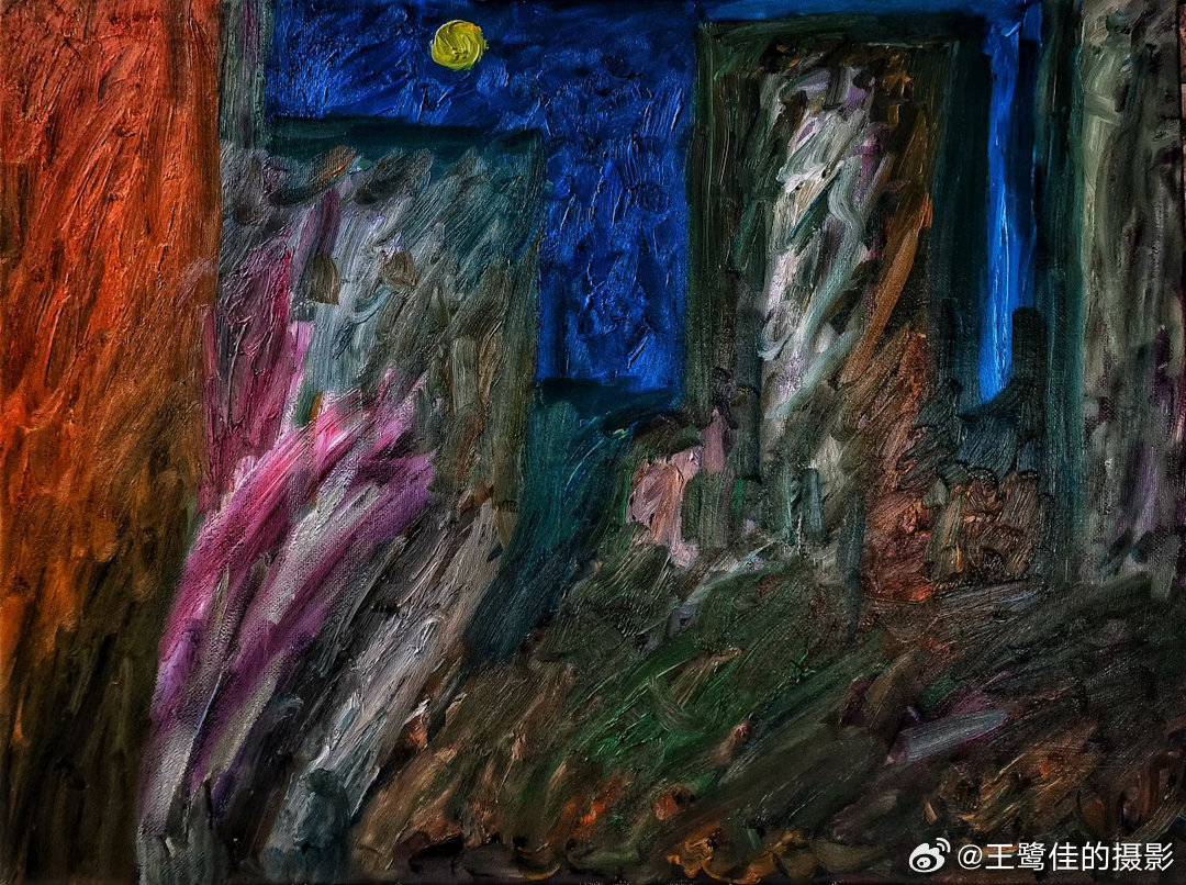 摄影人  王鹭佳：2021油画作品。油画王鹭佳
