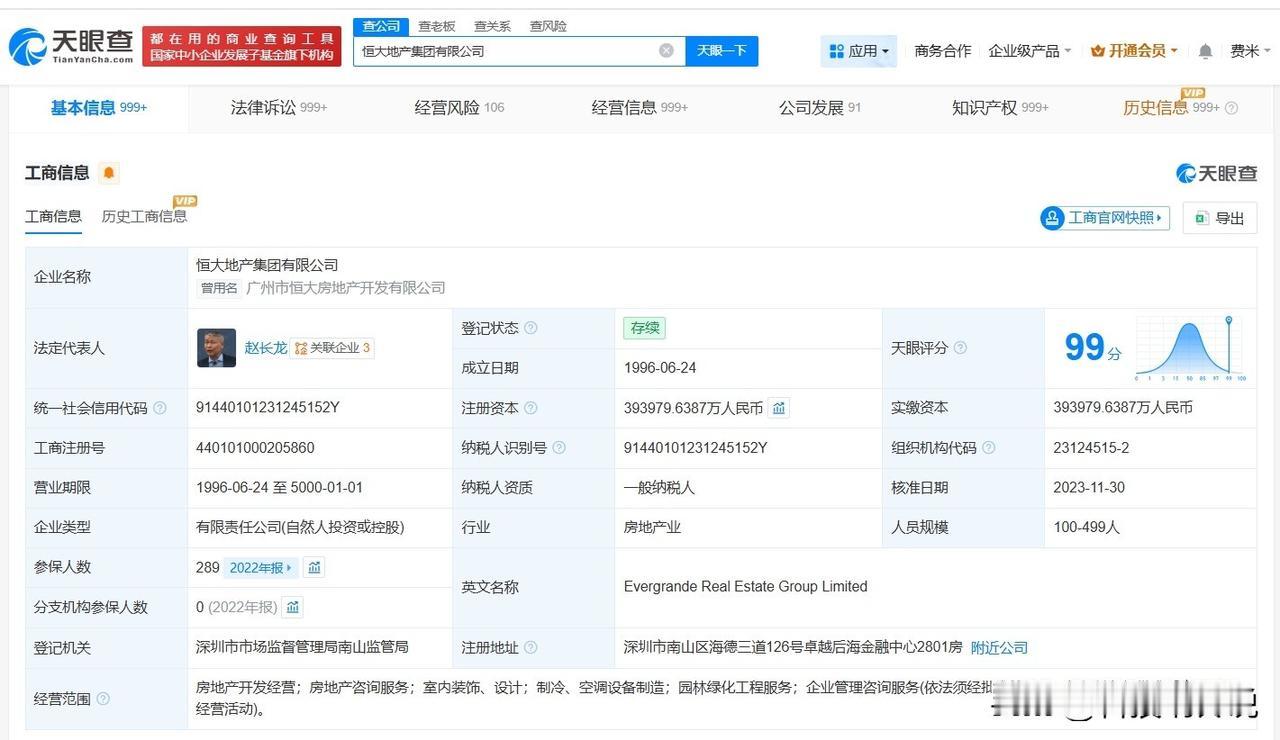 【恒大地产集团等被执行31.9亿】
天眼查法律诉讼信息显示，11月12日，恒大地