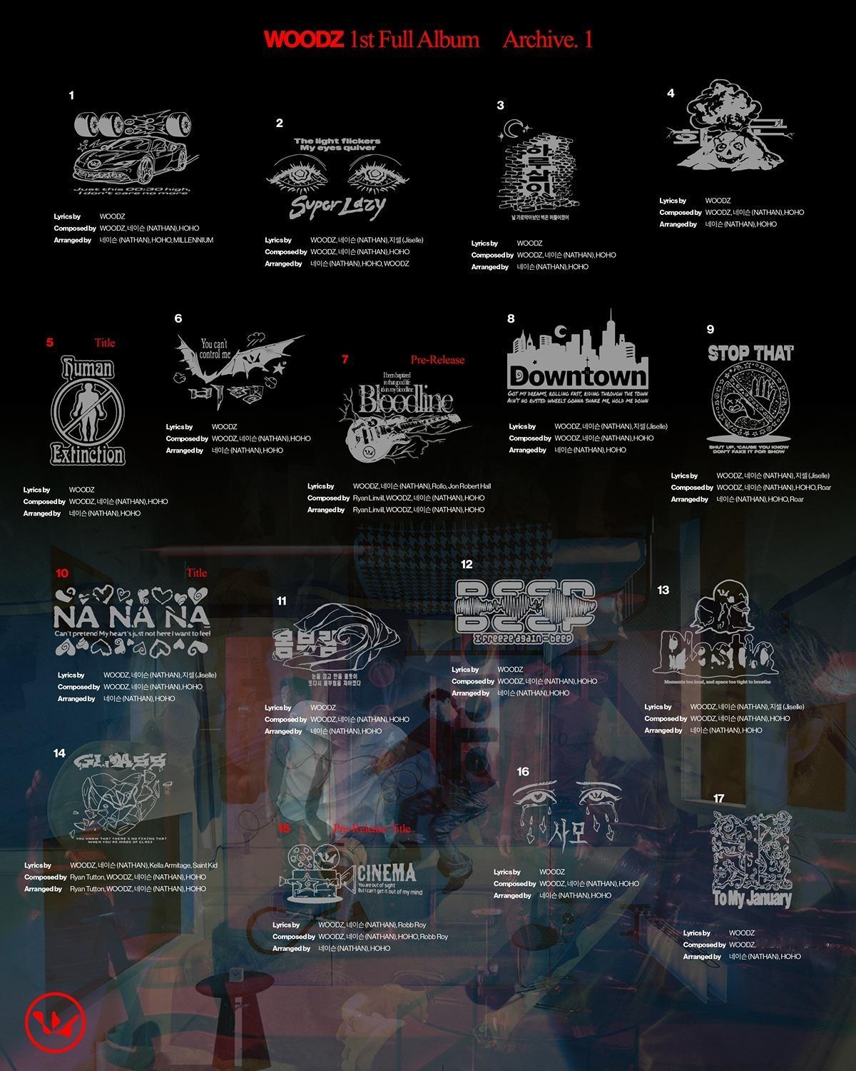 WOODZ 1st Full Album《Archive. 1》 - 2026.