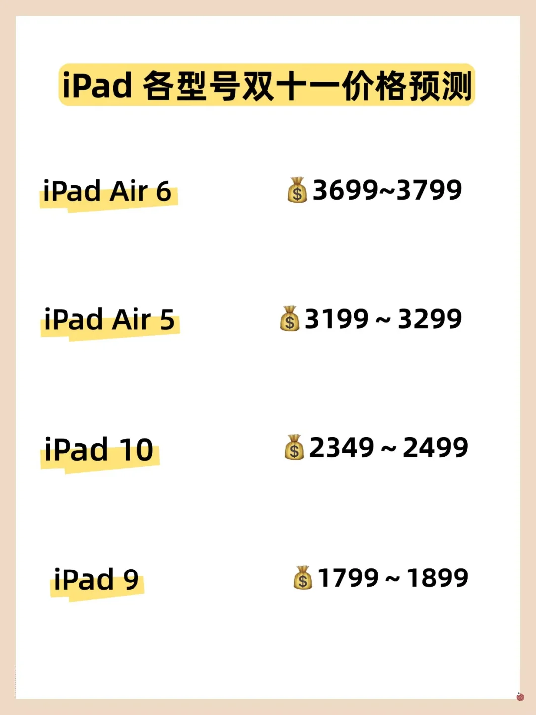 iPad Air 6双十一跌破价！暴降1000➕！