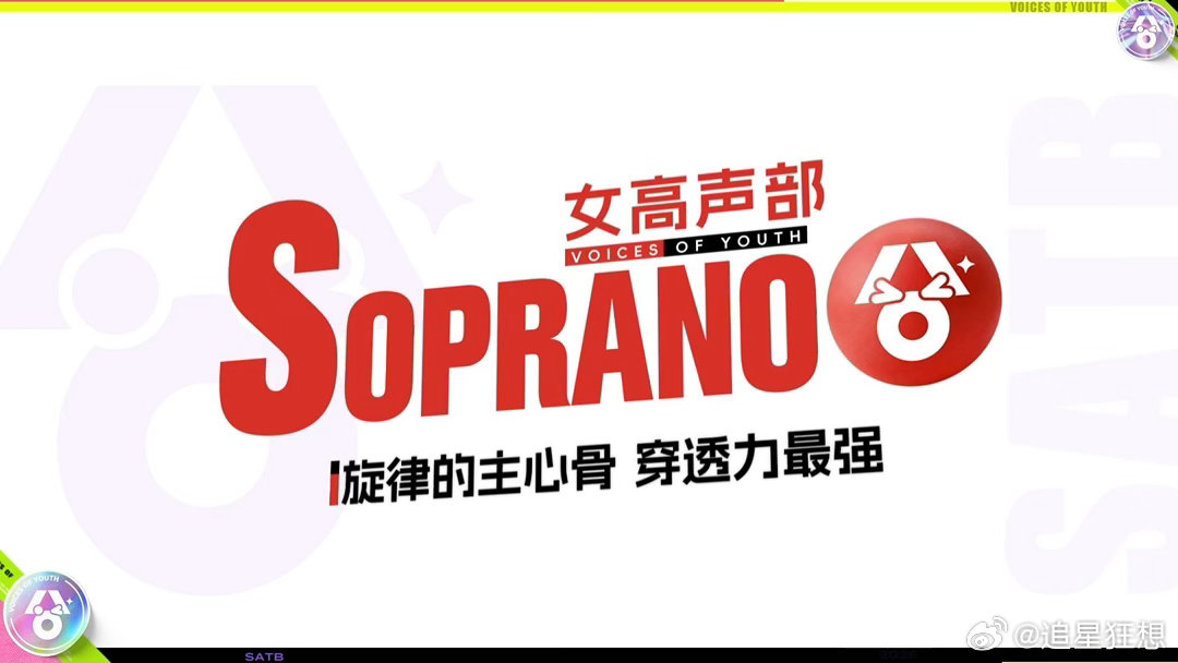 SATB又是什么测试 测出来我是S。朋友：你唱歌不是跑调吗？我：这测试测的是声部