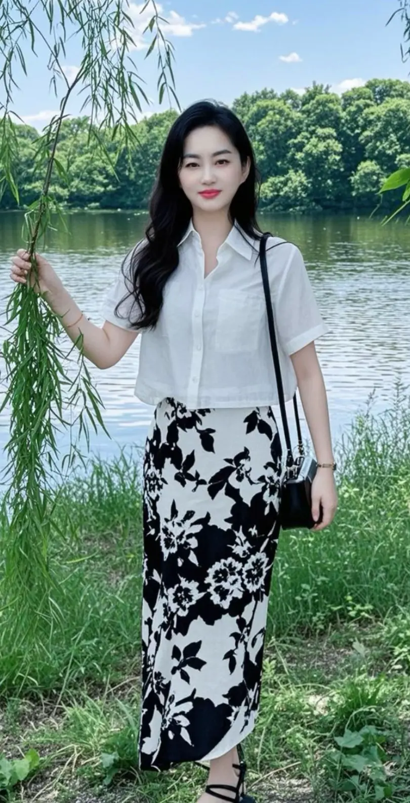 河畔佳人  穿搭 穿出自己的风格