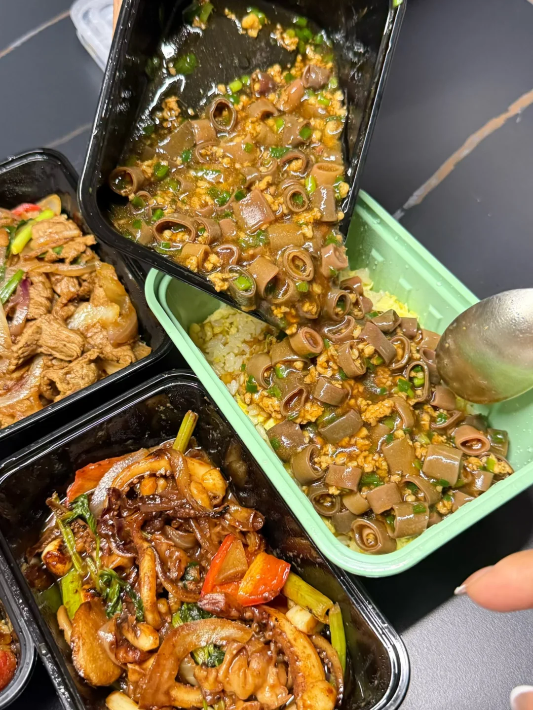 宝山巨火🔥的海肠捞饭！吃上啦！