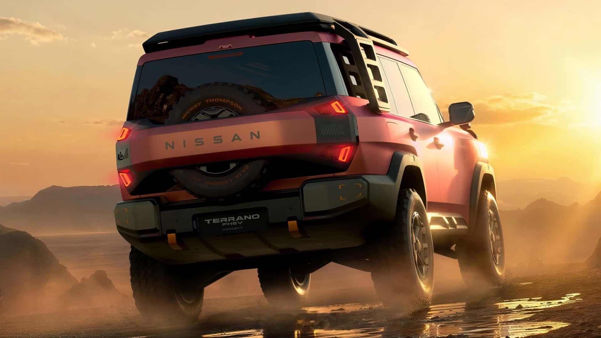 日产全新Terrano概念车 国内老款途达，继承了日产老款 Terrano 的硬