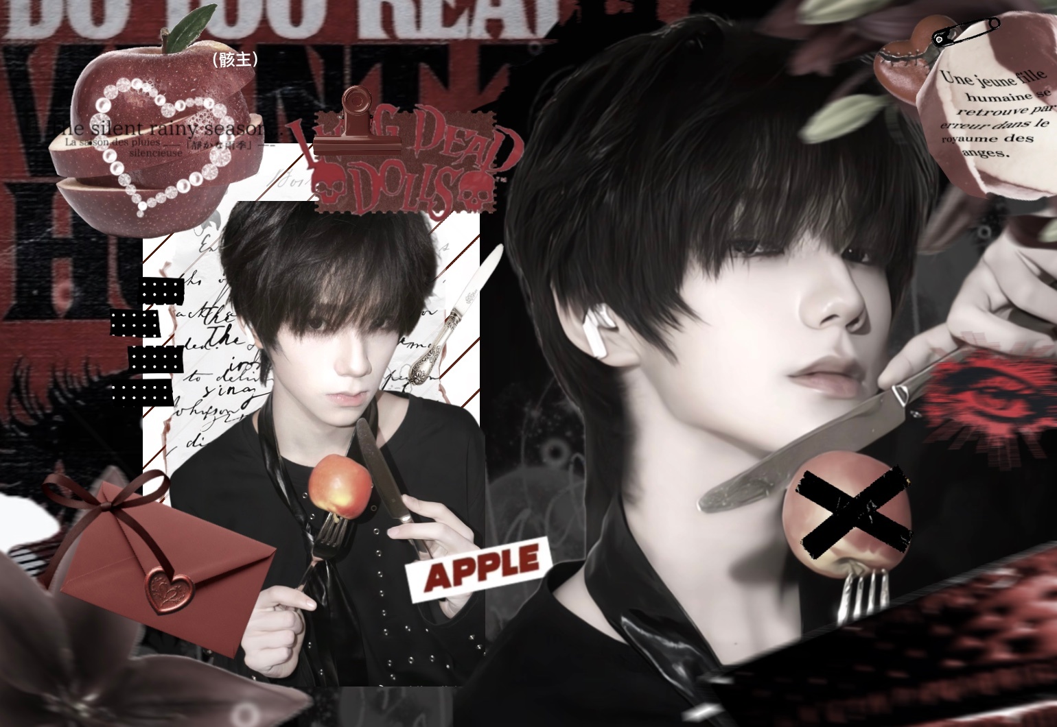 王橹杰[超话] 🍎王橹杰 四永一 明信片（1） ​​​