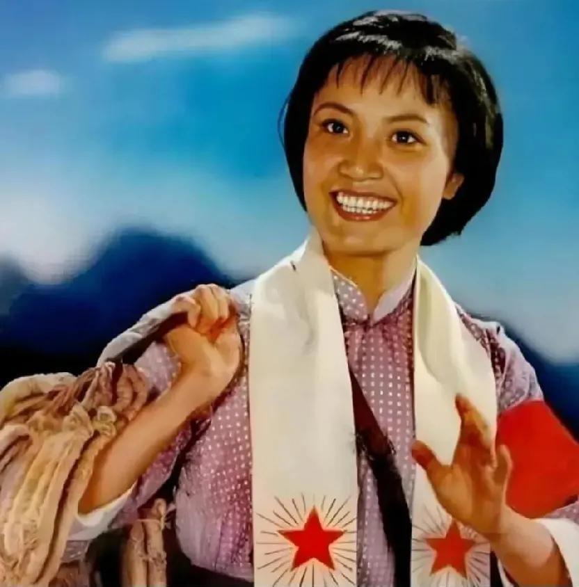 60岁以上人的心中偶像。那时，感觉她是样板戏里最美的女明星。月亮脸，一双会说话的