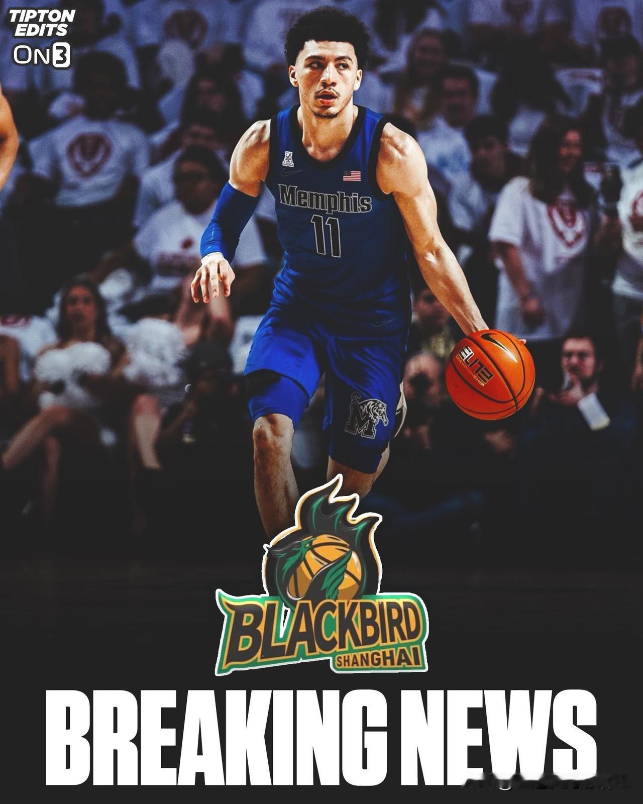 前阿拉巴马与孟菲斯大学控卫Jahvon Quinerly复出签约加盟中国NBL联