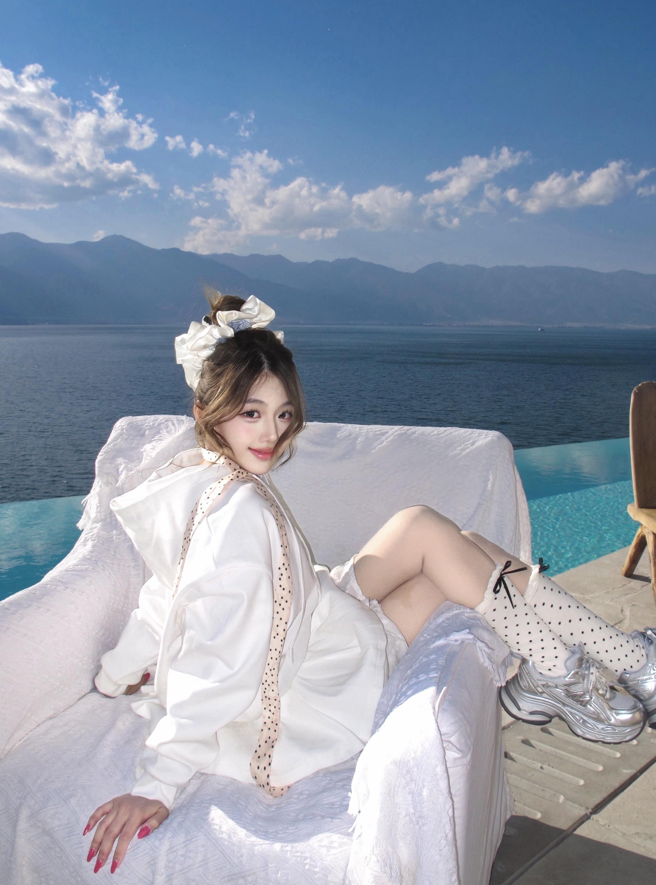 晴朗的你推开了所有的云