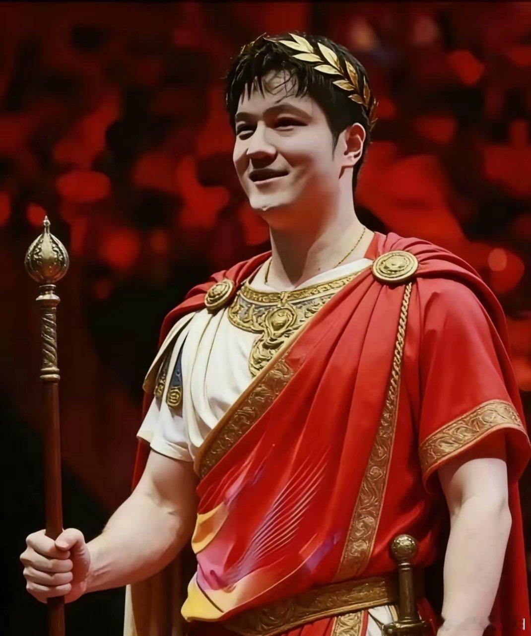 德国媒体竟给樊振东冠以“凯撒樊”的称号，这一叫法霸气十足，不得不说德国人还真擅长