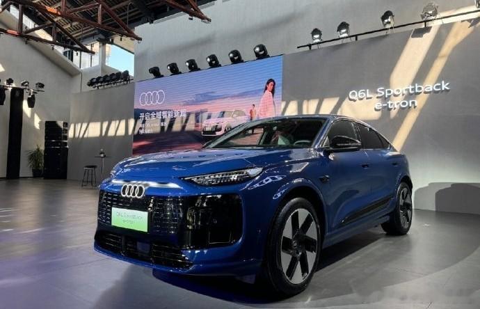 被一汽奥迪 Q6L e-tron 这台 “未来感 + 豪华感” 双在线的纯电 S