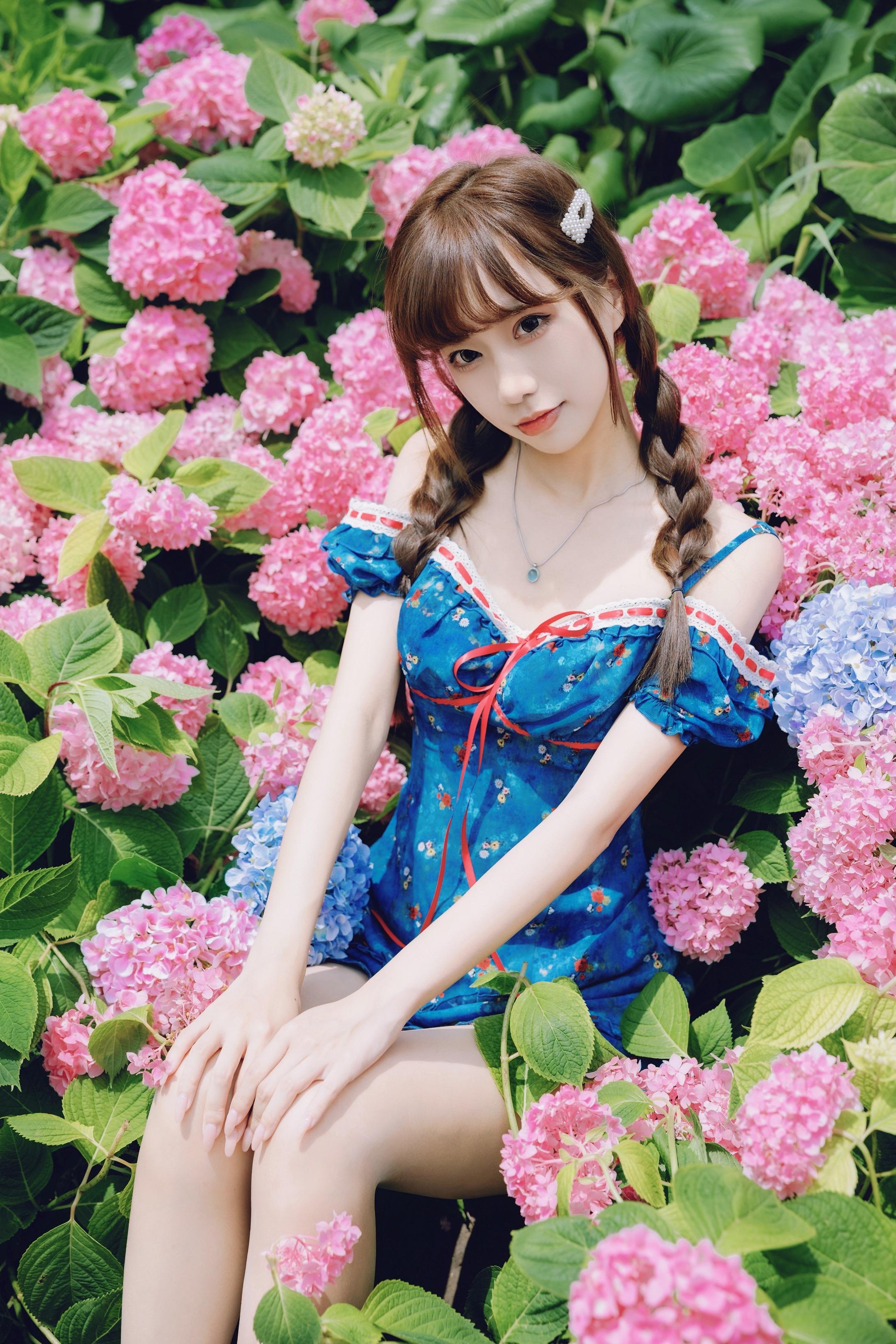 少女的夏日。