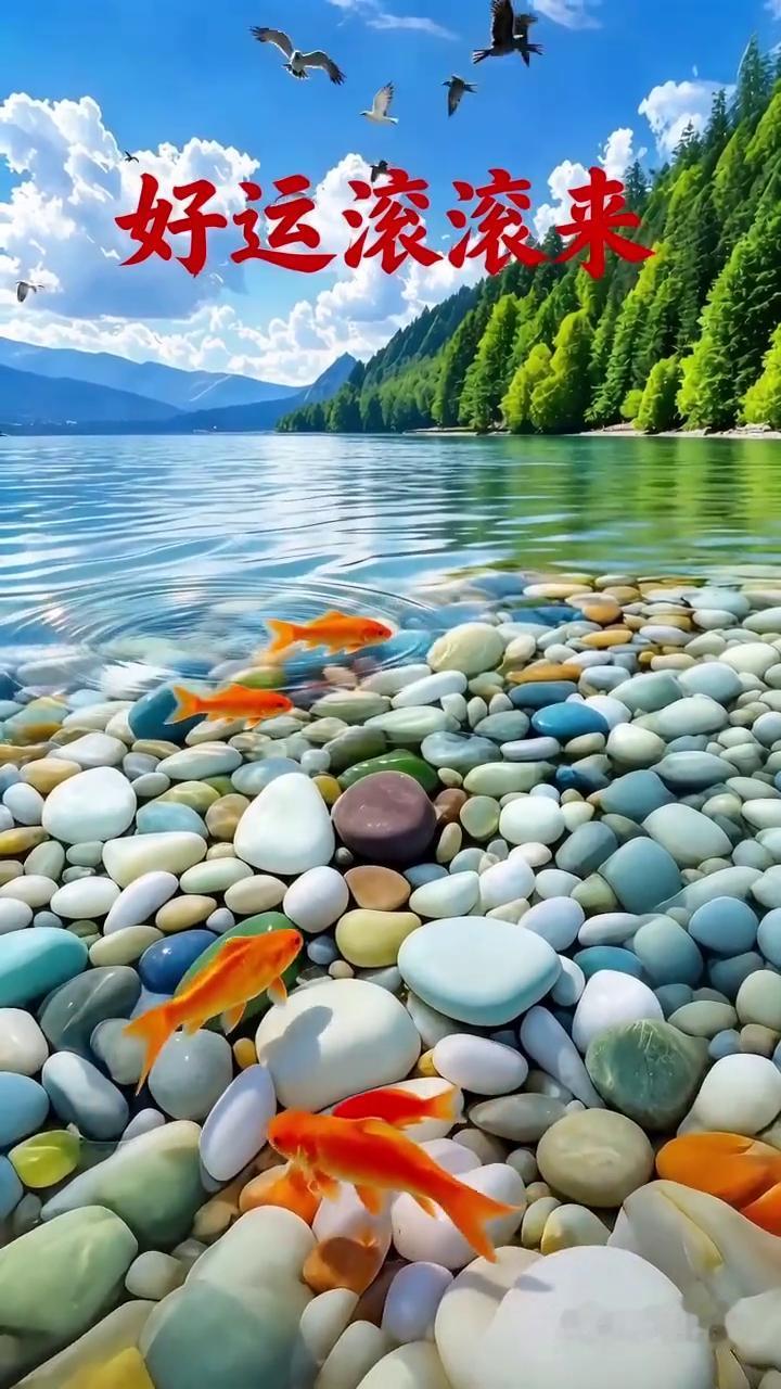 好运滚滚来。