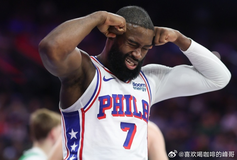 NBA常规赛，76人114-106完成29分逆转骑士，杰伦·布朗赛后接受了媒体采