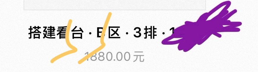 求B或D区第一排位置，可议价我加价单依纯