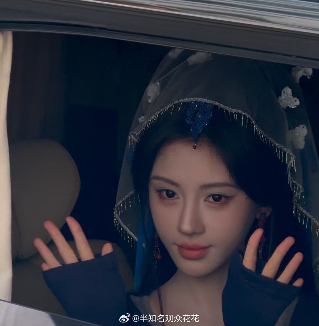 新造型好美[手指比心]鞠婧祎来战头纱造型 ​​​