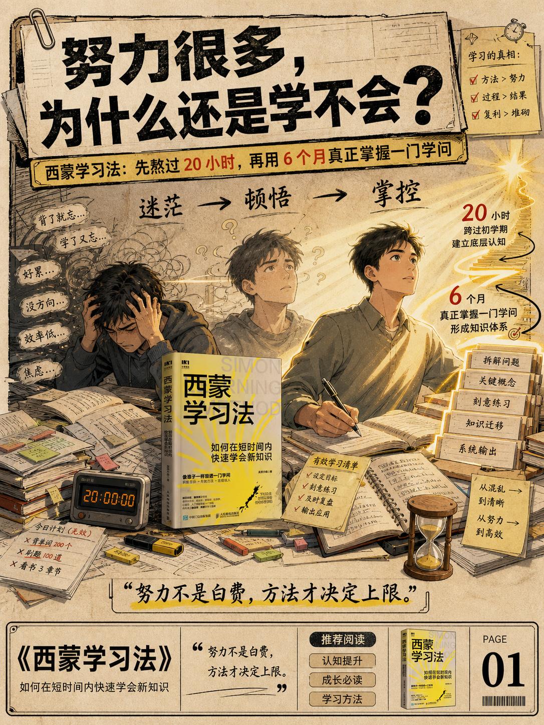 如何在短时间内快速学会新知识。