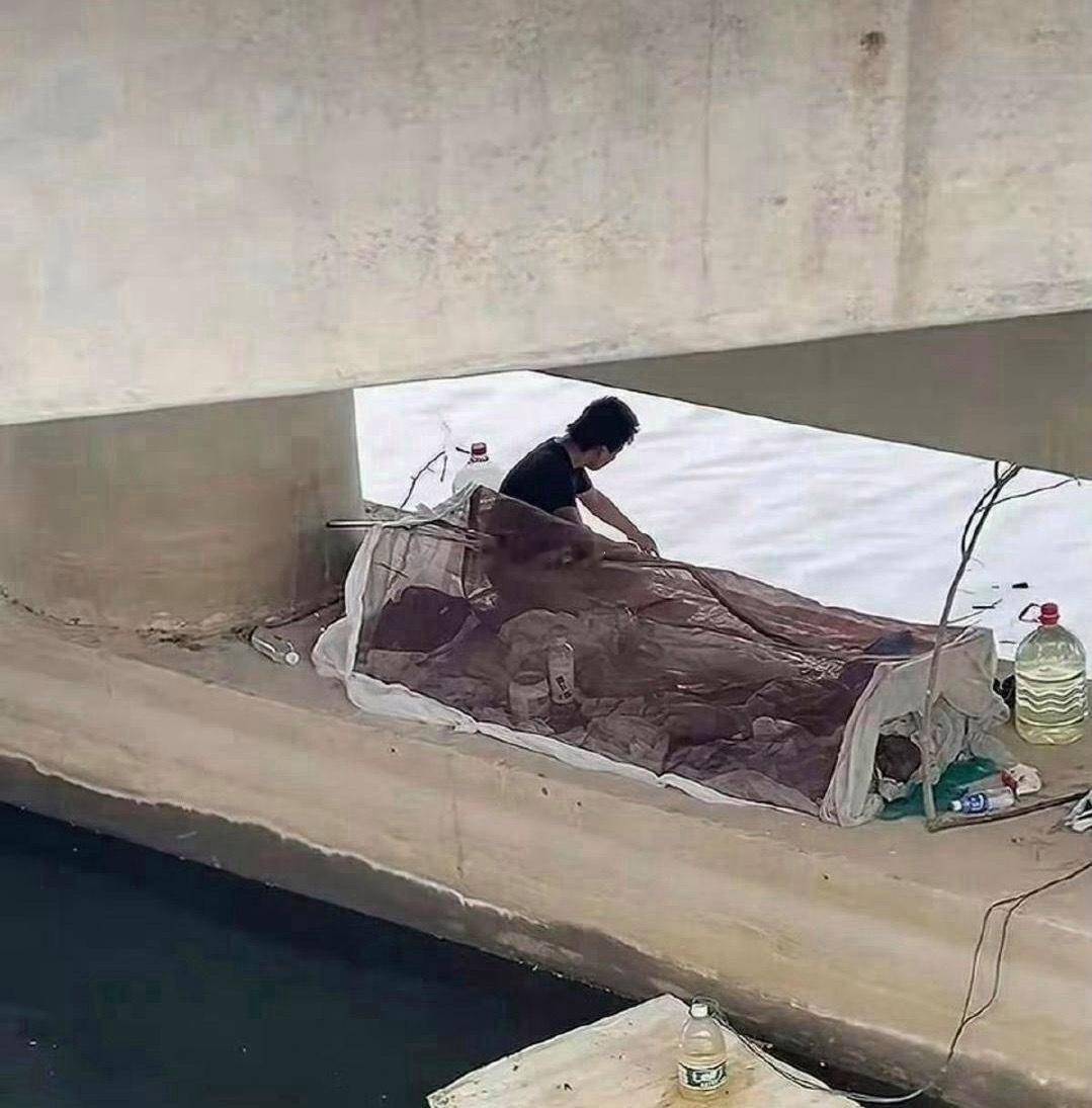 不得不说 这瘾得多大啊 