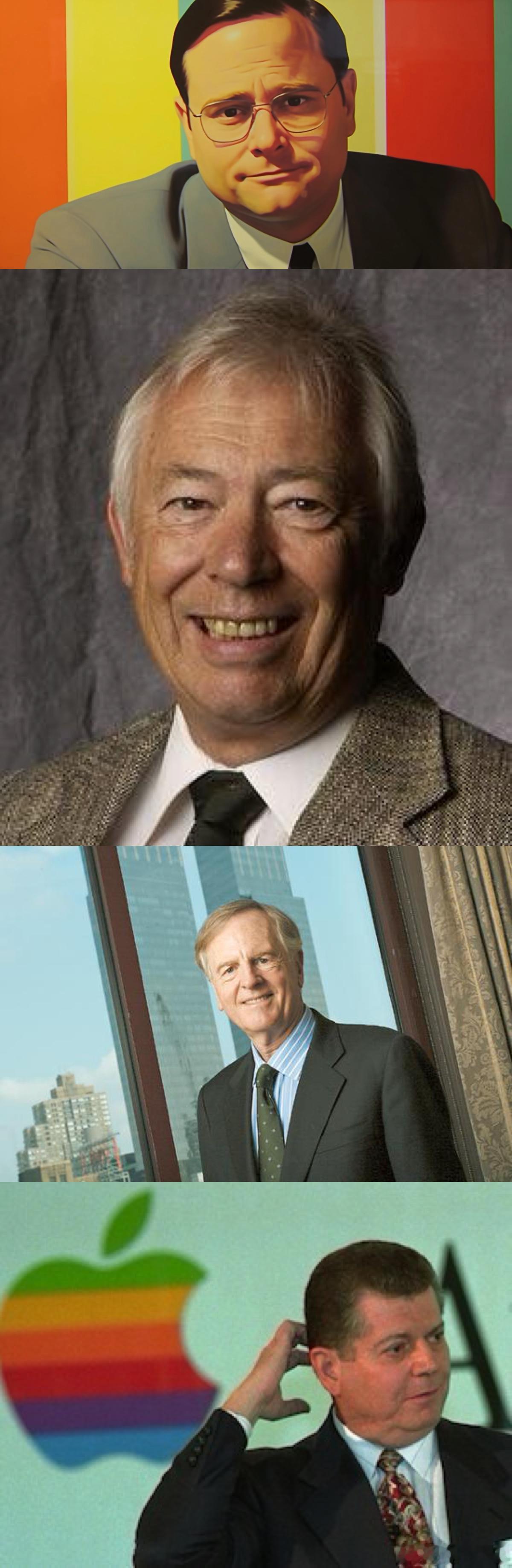 冷知识：其实除了乔布斯，库克和新上任的特鲁斯，苹果曾经还有5任CEO他们分别是：