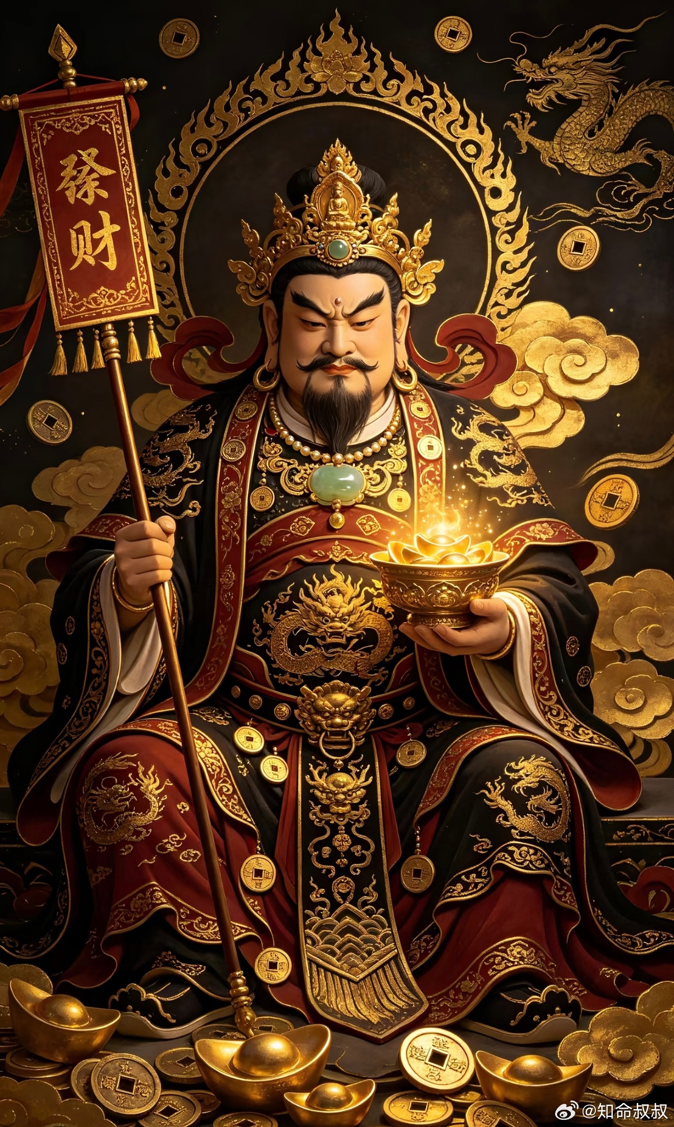 财神到，远离借钱担保之灾，同辈亲友少分夺自身财气，守住自身财富底线，行善积德稳财