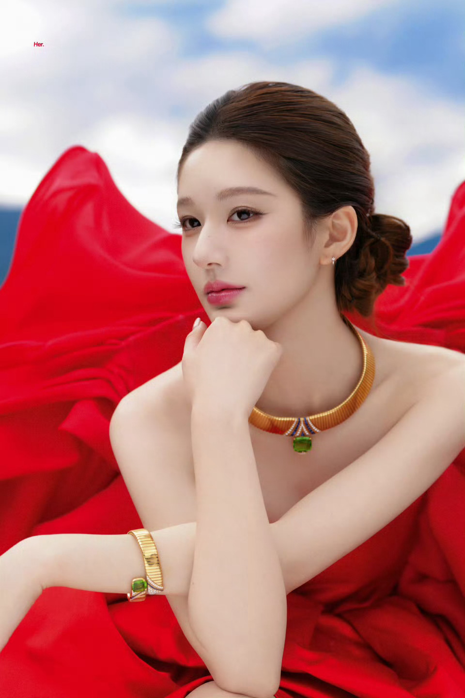 高珠配美人 