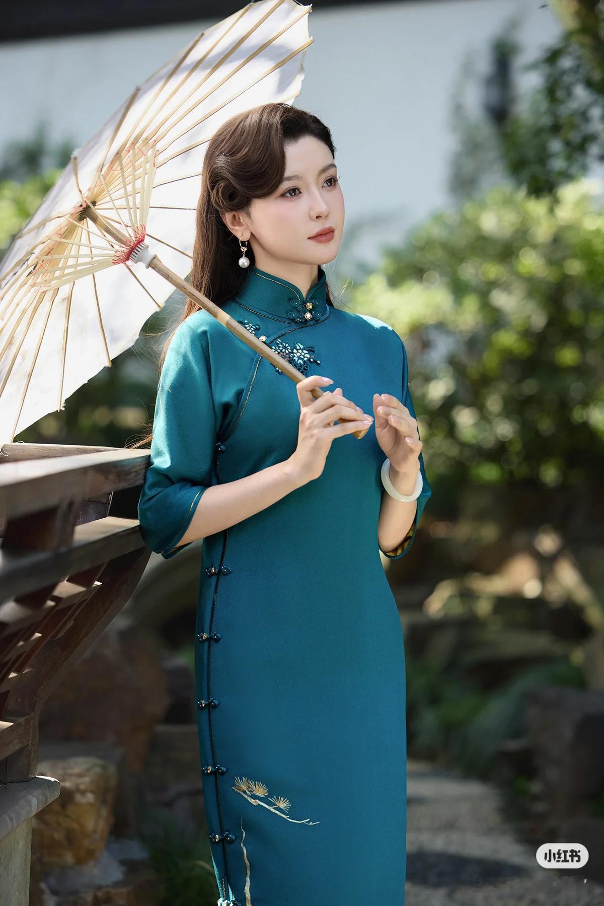 女生穿旗袍可以有多好看?美女旗袍穿搭写真